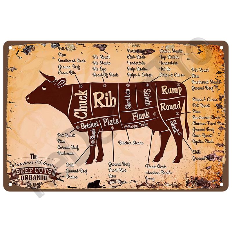 Retro Tin Signs Wall Art Bathroom Room Home Decor Items Vintage Metal Signs Accessories Luxury Decoration Poster Bar Accessories