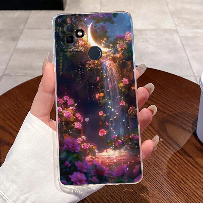 For Itel P36 W6501 Casing New Love Heart Cartoon Cat Rabbit Clear Soft Silicone Cover For Itel Vision 1 Plus P 36 ITELP36 Case