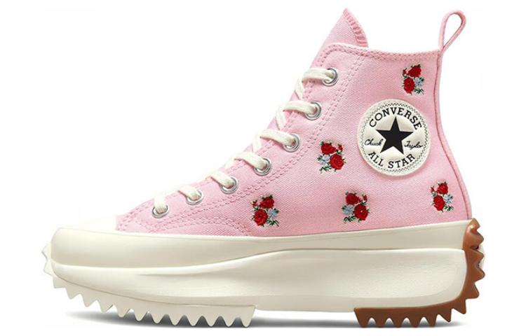Converse Run Star Hike Платформа Высокие 'Вышитый Цветочный - Розовый Рассвет' A05192C
