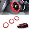 Hcilloend Set of Air Conditioning Vent Covers for New Mazda Roadster RF ND Series Made of Easy Decorative Interior Custom Accessories 3-Piece
