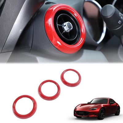 Hcilloend Набор крышек вентиляционных отверстий кондиционера для нового Mazda Roadster RF серии ND Изготовлен из Легкие Декоративные Внутренние Индивидуальные Аксессуары 3-Piece