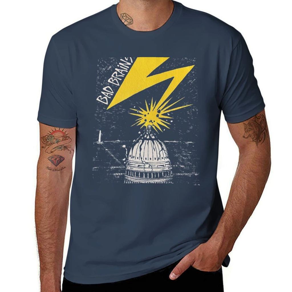 Bad Brains Tshirt Fitness Training Breathable Tee