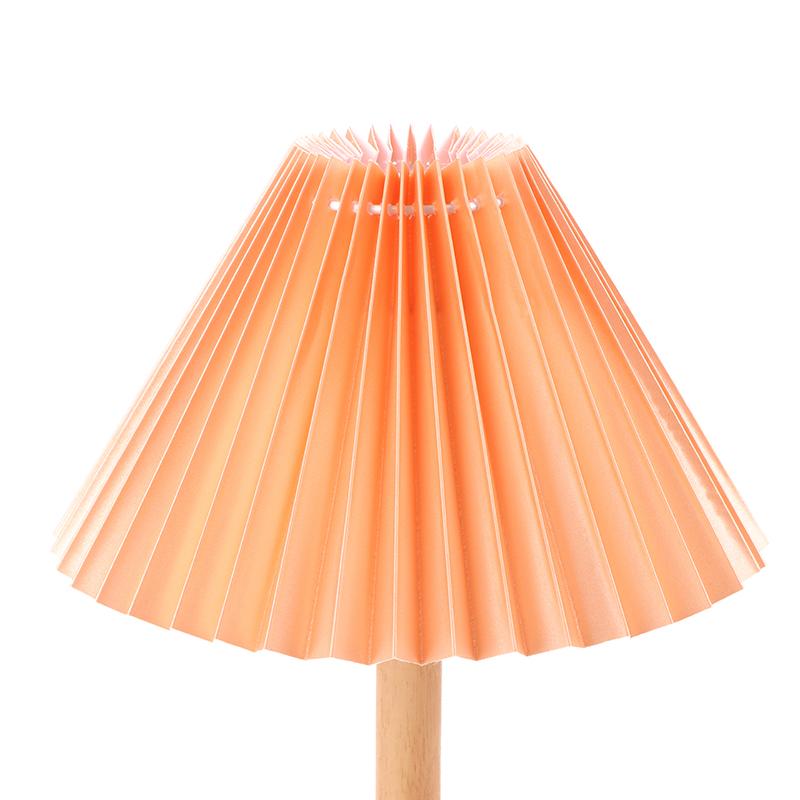 1Pc Ceiling Decor Fabric Pleated Lampshade Modern Washable Table Lamp Cover Diy Retro Chandelier Cloth Cover Living Dining Room