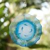 Shark Swarm Vortex Wind Chime Metal Outdoor Decor 360 Rotating Hanging Ornament for Garden Patio Yard Unique Gift Idea