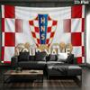 Custom Name,Croatia National Football Team Wall Tapestry, Aesthetic Printed Fabric Blanket, Suitable for Bedroom, Living Room, and Home Decor.