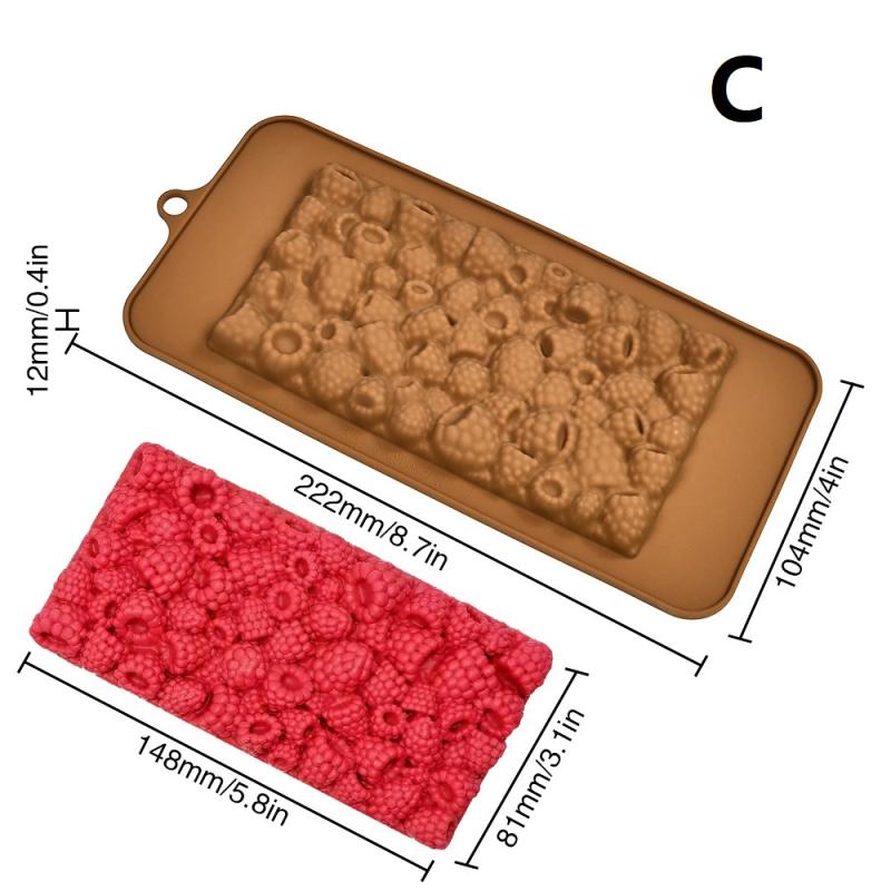 3D Raspberry Silicone Mold Fruit Pattern Fondant Chocolate Mousse Pudding Mould Party Baking Cake Decorating Tools Biscuit Mold