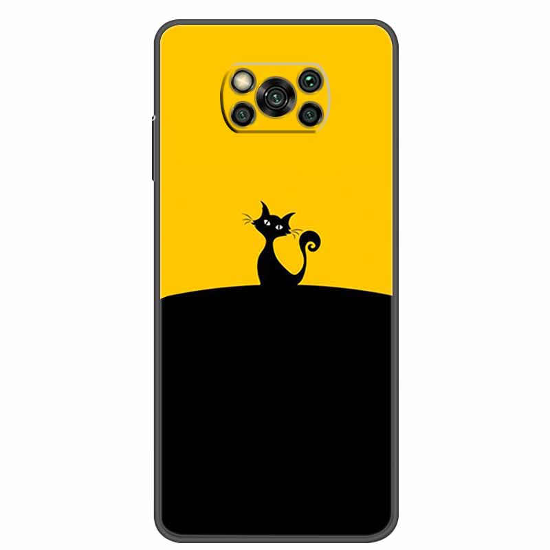 Чехол для Poco X3 Pro Крутой Силиконовый ТПУ Мягкий Печатный Чехол для Телефона Для Xiaomi Poco X3 NFC Чехол Funda Pocophone X3 Pro PocoX3 Pro Capa