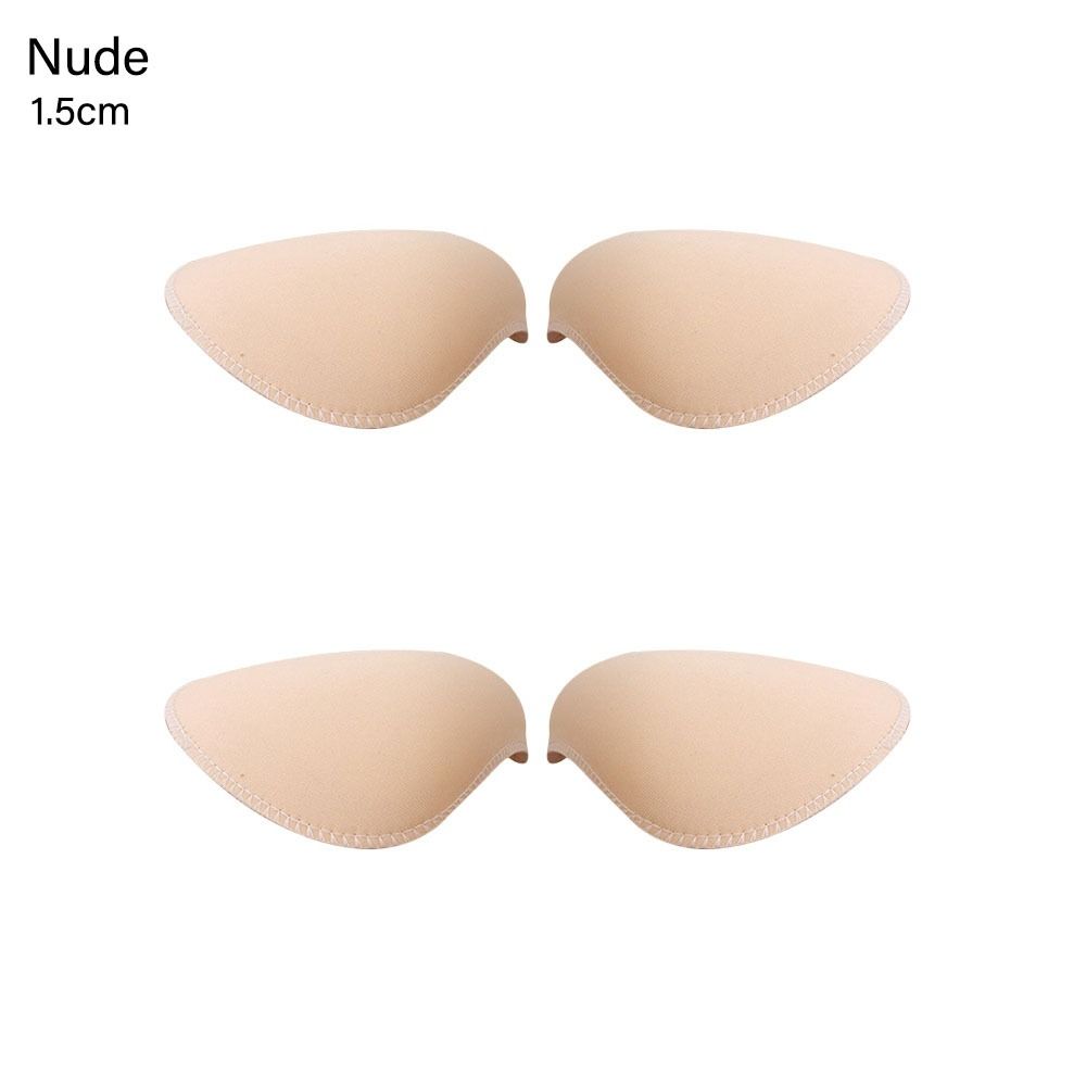 2Pairs Convenient Sewing Accessories DIY Apparel Sponge Shoulder Pads Soft Padded Shoulder Pad Covered Set-in Sewing