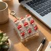 9-Key Christmas Keyboard Keychain Cute Button Decompression Toy  Bag Accessory