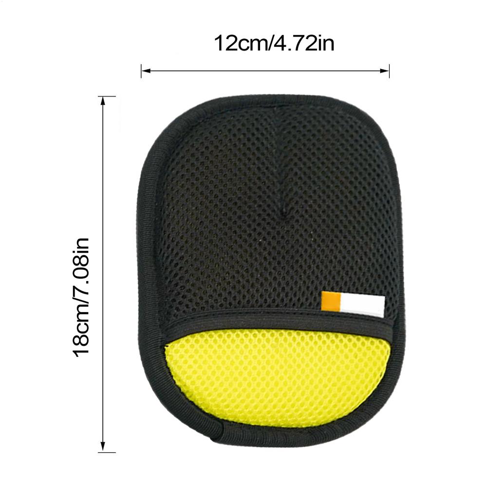 Перчатки для груминга кошек Груминговая массажная щетка Удалитель шерсти Нежная к коже Эффективная Многоразовая Инструмент для линьки для простыней Мебели