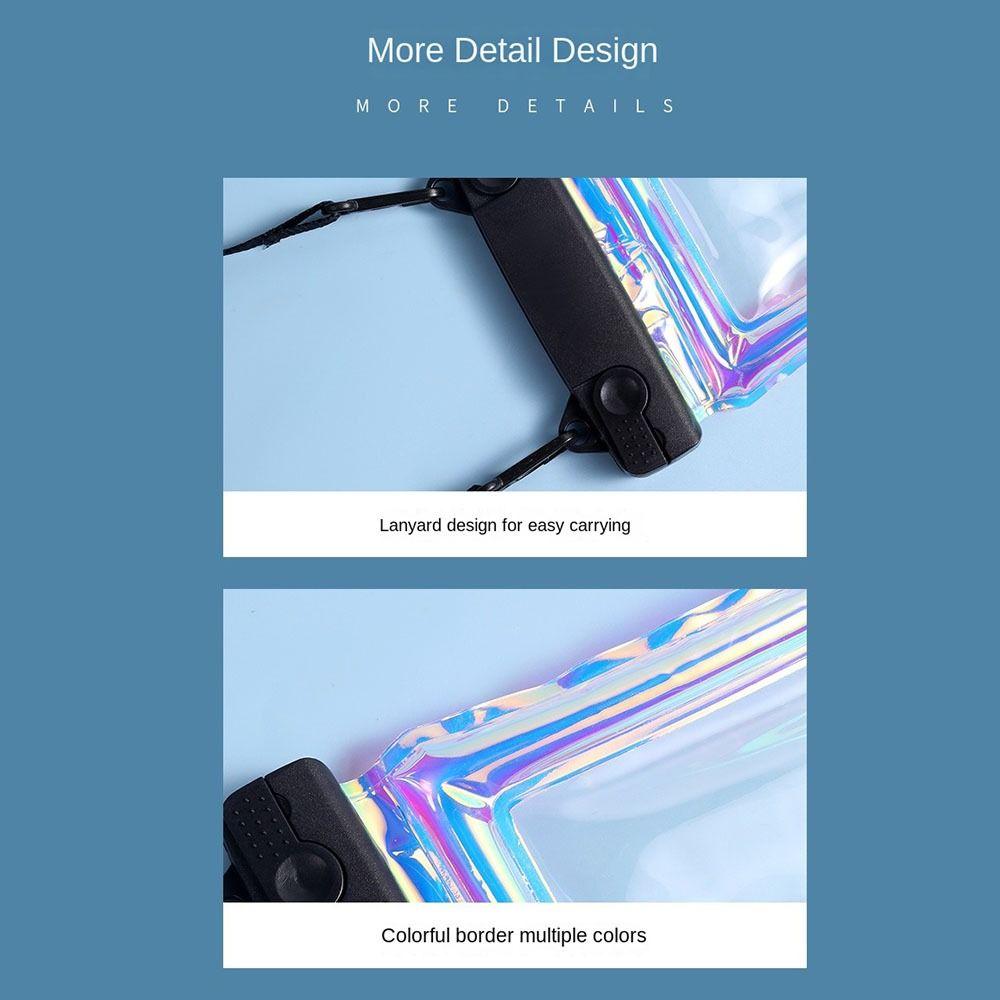 Transparent Floating Airbag Pouch Touchable Screen Swimming Storage Bag Underwater Dry Bag Boating