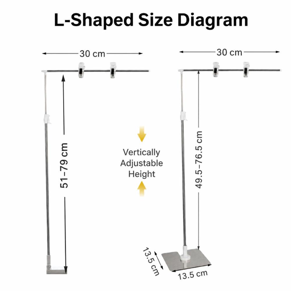 Adjustable POP Poster Stand Tabletop Vertical Sign Holder  Retail Shop Market Stall Advertising