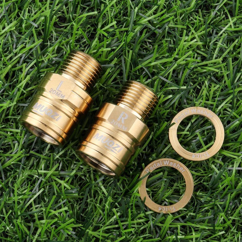 1 Pair 9/16 Pedal Extender Titanium Zinc Zinc Alloy Bicycle Pedal Extension Bolts Road Bicycle