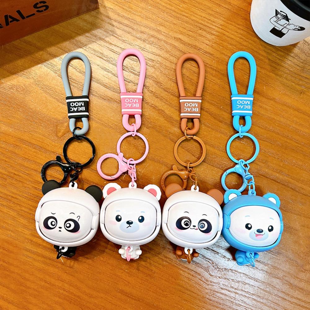 Брелок для ключей с изображением мультяшного лица, подвеска для школьного портфеля, креативная кукла, брелок для ключей, детская игрушка