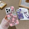 Luxury Fashion Diamond Flower Bracelet Phone Case For iPhone 15 14 13 12 11 Pro Max X XS XR XS Max Shockproof Cover