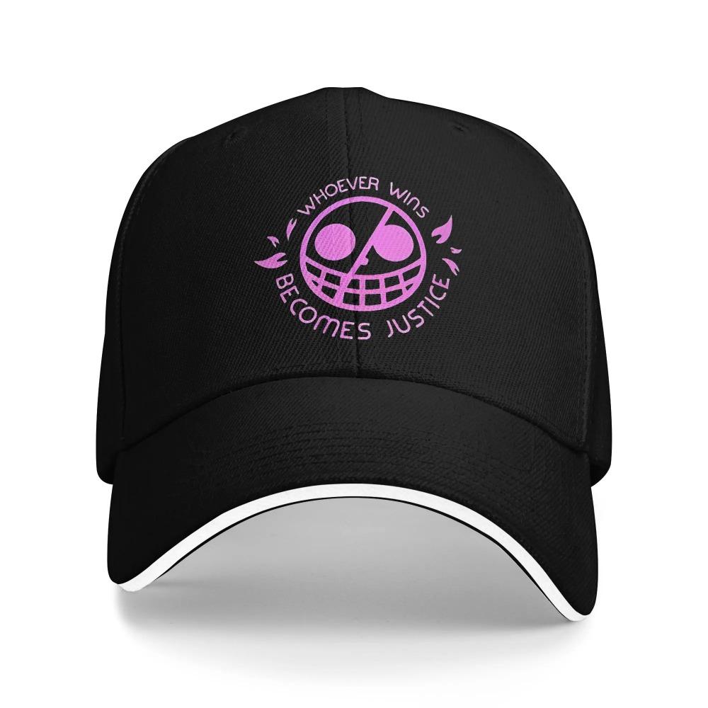Fire Fist Ace Monkey D Luffy Baseball Cap Popular One Piece Anime Sandwich Hat for Men Women Adjustable Dad Hat Outdoor