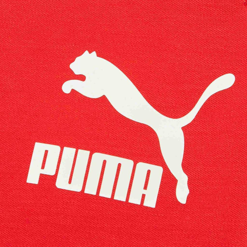 Puma Мужские джоггеры с манжетами на щиколотке Iconic T7 Logo Ярко-красные 531381-11