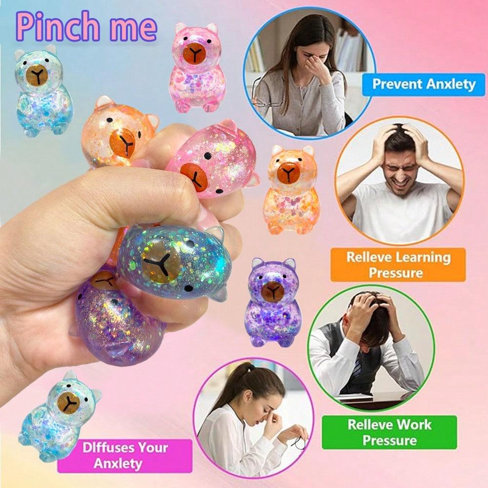 Сенсорные игрушки для снятия стресса, Светящиеся игрушки-капли воды, 4 цвета случайная отправка, Липкие моти, Мягкие игрушки-капли воды