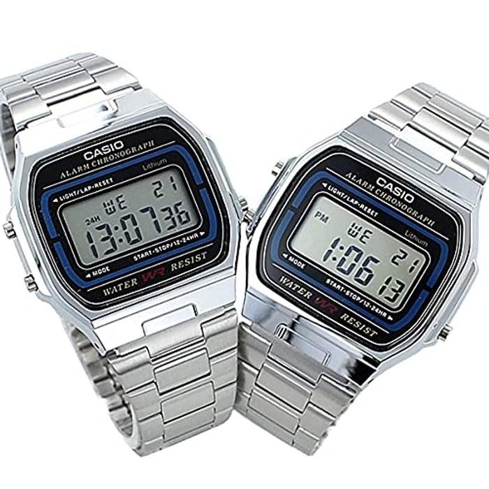 Casio CASIO Парные часы Мужские Женские Пара Цифровые Дата Календарь Дешевые Casio A164WA-1QJHA164WA-1QJH Часы [Оригинал Япония]