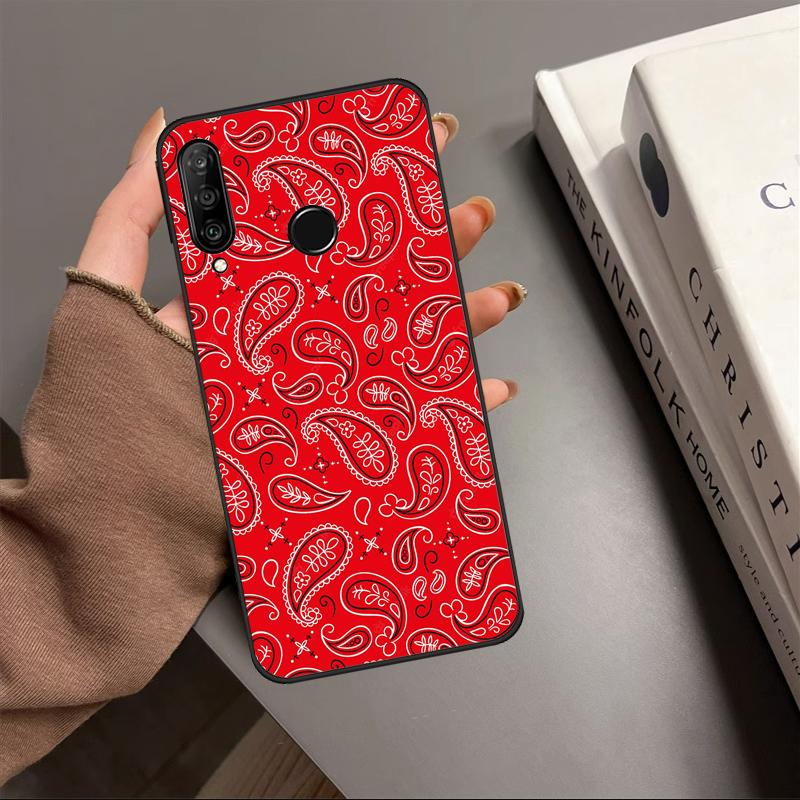 Бандана Пейсли для Huawei P40 P20 P30 Lite P60 Pro Nova 12i 12s 11i 10 9 SE 5T Y91 Y90 Y60 Y70 Y72 Y61 Чехол