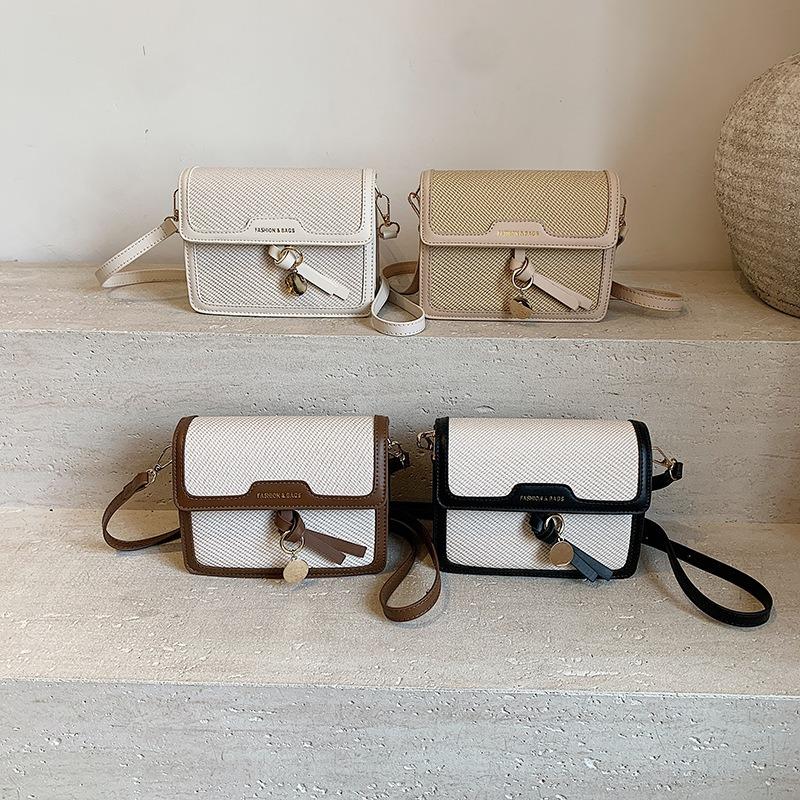 Летняя новая женская сумка-мессенджер текстурная сумка летняя высококлассная маленькая квадратная сумка