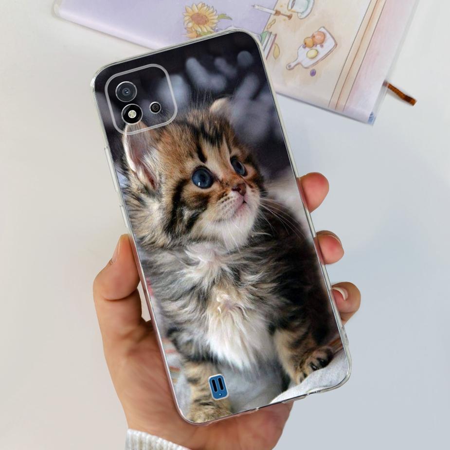 For Realme C11 2021 Case Cute Dinosaur Astronaurt Cover Soft Silicone Phone Case For Realme C11 2020 RealmeC11 2021 Fundas Coque