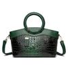 Роскошные сумки женские сумки дизайнерские женские сумки из крокодиловой кожи 2025 весенние женские зеленые вечерние сумки-тоут через плечо