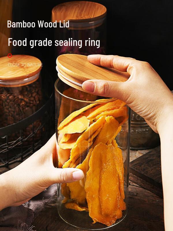 Chaxun Transparent Glass Tea Caddy Set