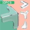 10PCS Clear Anti-collision Coffee Table Furniture Corner Protectors Soft Corner Sheathing Living Room Decor