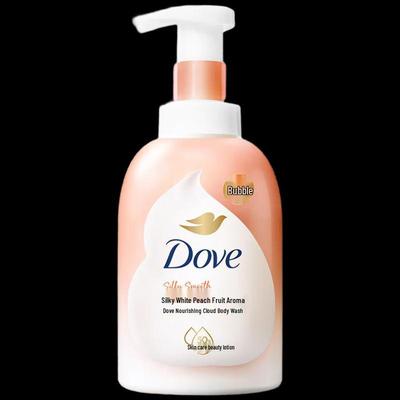 Пенообразный гель для душа Dove с ароматом белого персика