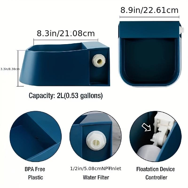 Автоматический диспенсер для воды для собак, кошек и домашнего скота — емкость 2 л