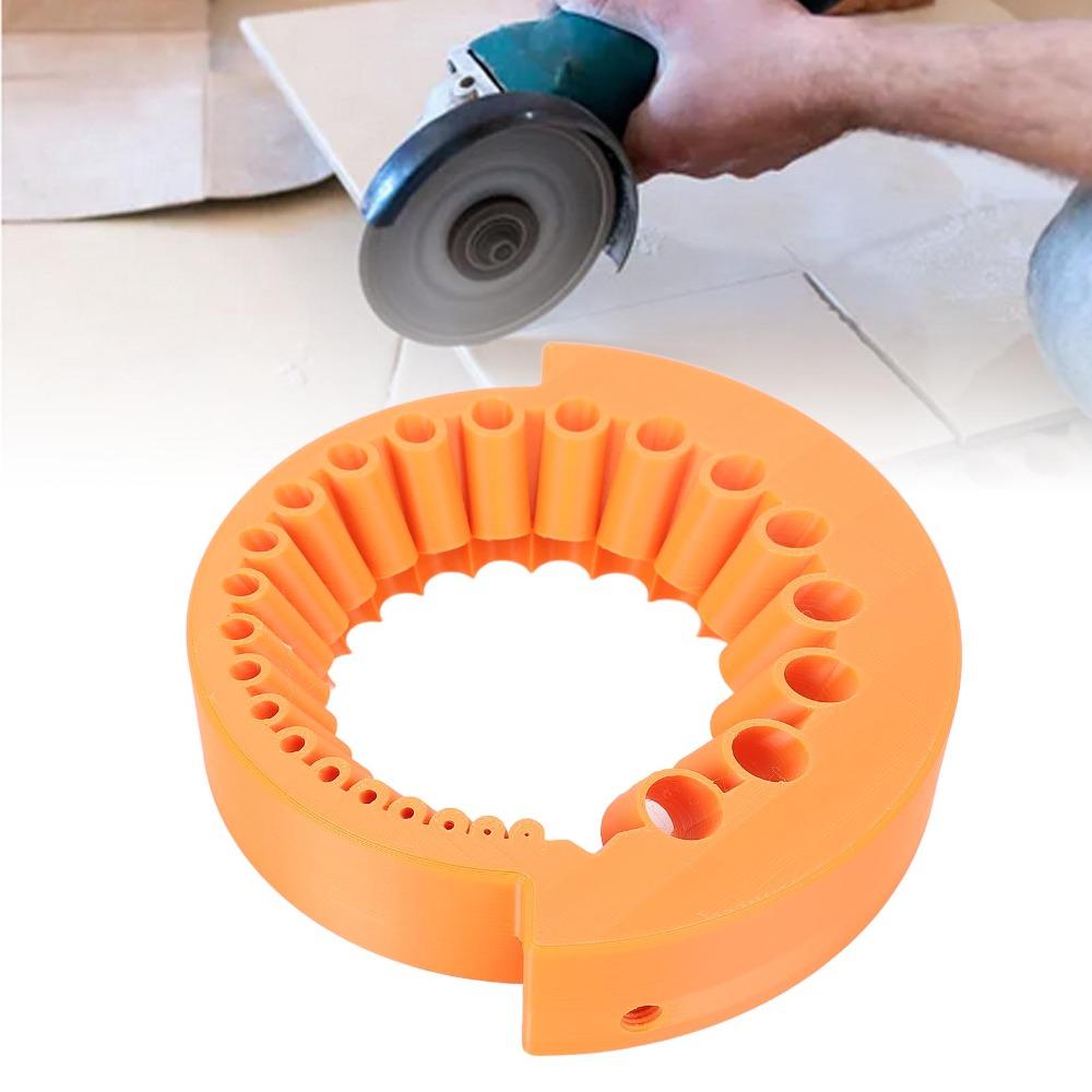 ABS Drill Bit Sharpener Orange Angle Grinder Attachment Tool Drill Bit Grinder Workshop