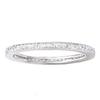 Silver Wedding Band 'Pour La Vie' White Silver (rhodium) - 2 Mm