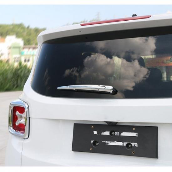 For Jeep Renegade 15-2023 Bright Chrome Tail Rear Window Wipers Cover Trim 3PC