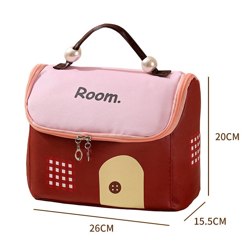 Cartoon Women Makeup Bag Girls Cosmetics Storage Bags Large Capacity Wash Toiletry Bag Portable Travel Storing Organizer Pouch