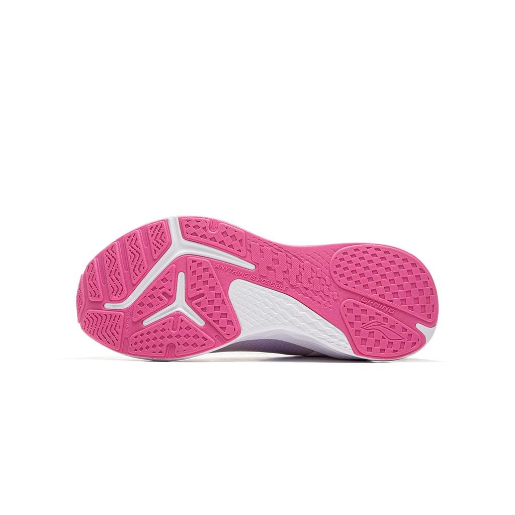 Детские кроссовки для бега Li Ning Удобные Прочные Повседневные Простые Детские кроссовки Стандартный-Белый Персиково-Розовый Светло-Ирисовый-Фиолетовый YKFU096-2