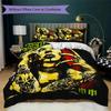 Manson Pattern Bedding,Quilt Set Quilt Cover Pillowcase Home Birthday Gift (1*duvet cover+2*pillowcase,without core)SSJT0917106