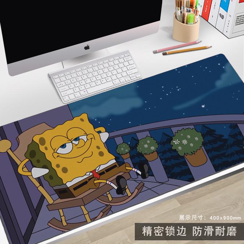 High Definition Large Size SpongeBob SquarePants Patrick Star Printed Mouse Pad Keyboard Table Pad Student Desk Pad Writing Pad