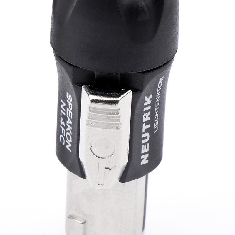 Металлический 4-контактный омический разъем профессиональный аудиоразъем Stage Slightly аксессуары для акустических проводов без пайки Nl4Fc