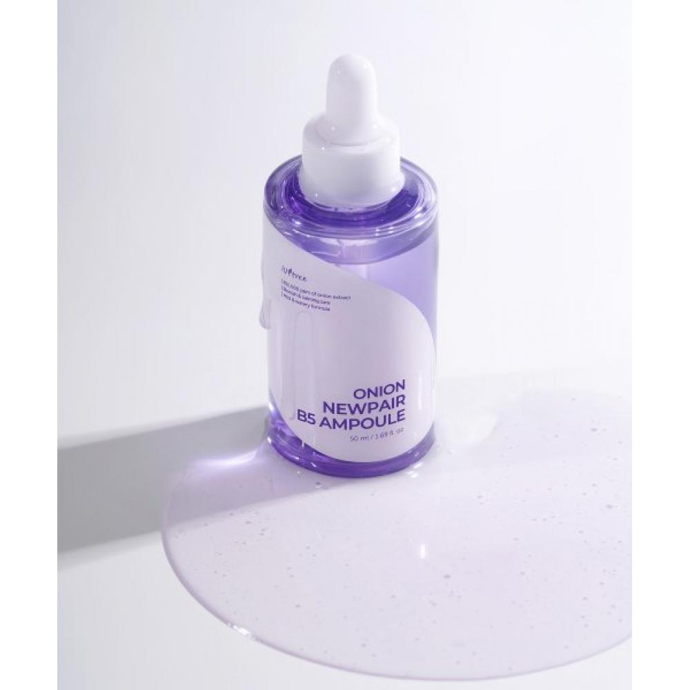 Isntree Onion New Fair B5 Ampoule 50ml 2 + Free Onion New Fair Cleansing Foam 2ml