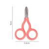 Stainless Steel Mini Pocket Scissors Paper Work Paper Cutter INS Safe Mini Scissor  Office School