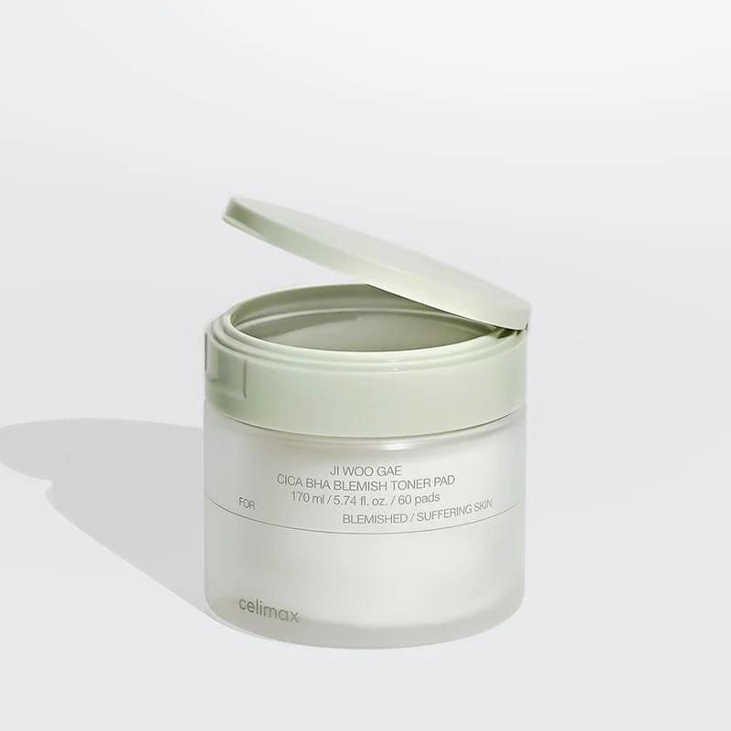 CELIMAX JI WOO GAE Cica BHA Blemish Toner Pad 170ml(60Pads)