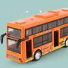 Friction Powered Double Decker Bus Model Open the Door Sightseeing Bus Model  Boys Toy