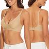 Seamless Adjustable Push-Up Bra: Soft Support for All Chest Sizes