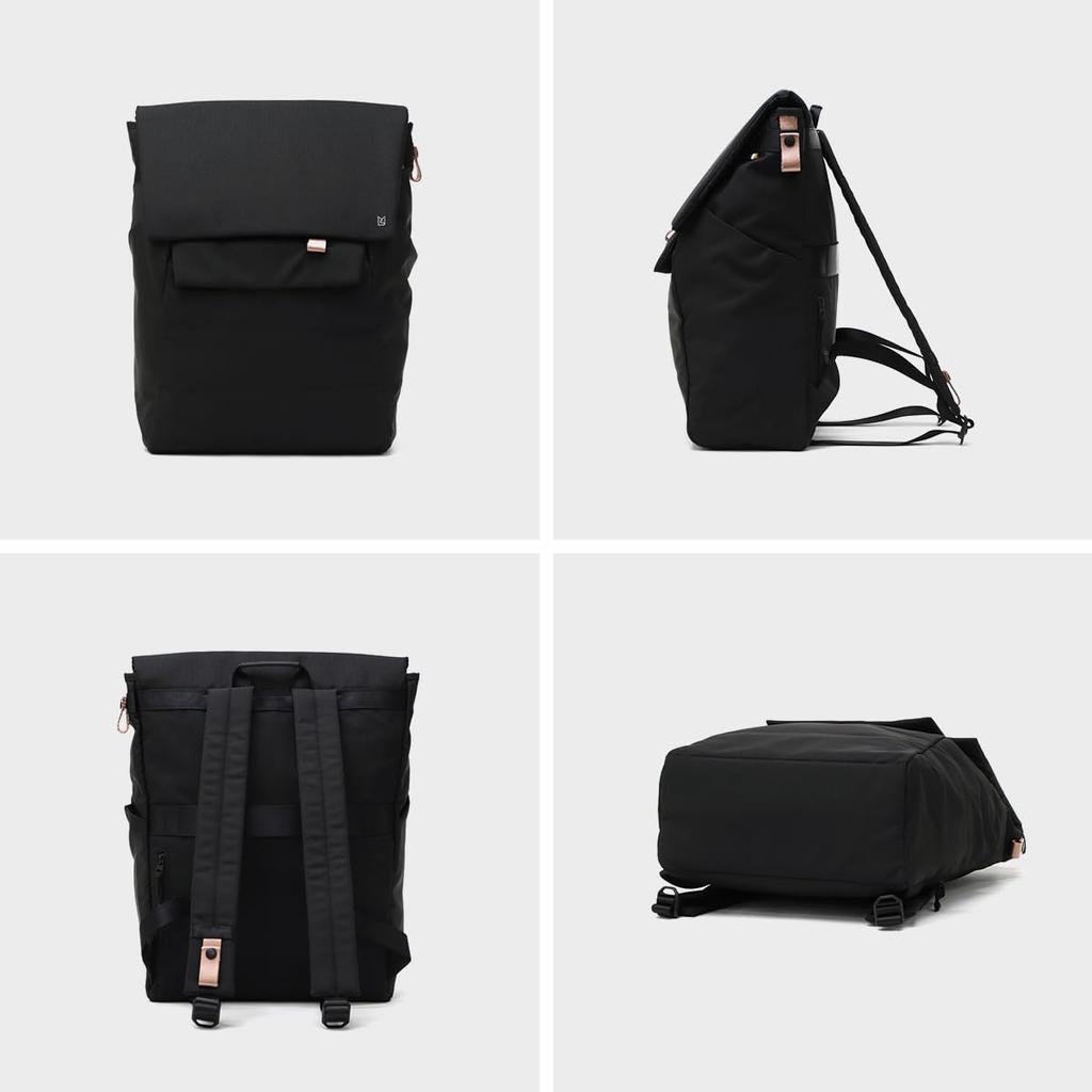 MILESTO Htte Double Flap Backpack, Light Gray, MLS942-LGY