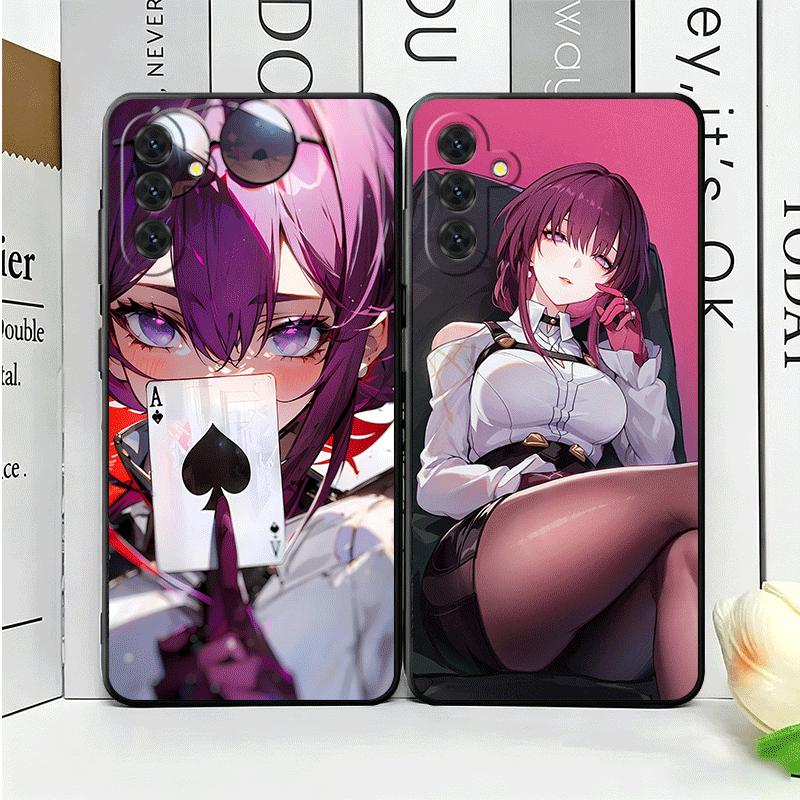Honkai Star Rail Кафка Мягкий чехол для телефона для Samsung A17 A37 A57 A16 A26 A36 A56 A15 A25 A35 A55 A14 A24 A34 A54 A13 A23 A33 A53 A