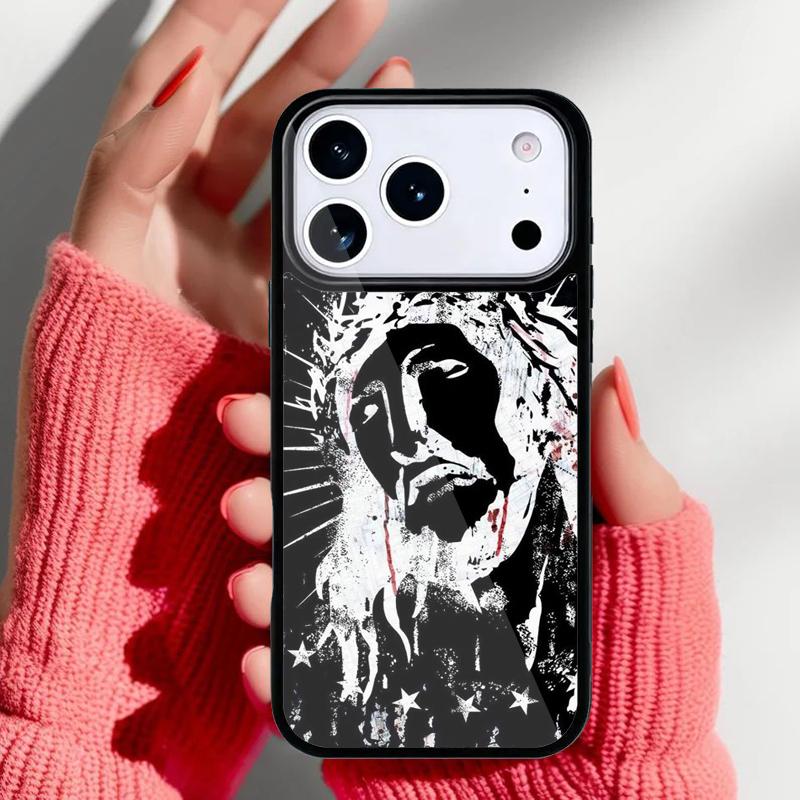 Christian Jesus Phone Case for iPhone 17 16 15 14 13 Pro Max Back Cover for 12 11 Pro Coque