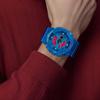Casio Серия с двойным ЖК/стрелочным дисплеем, модная контрастная расцветка, уличная классика со стрелками, кварцевый механизм, полимерный ремешок, японский и GA-110HC-2A