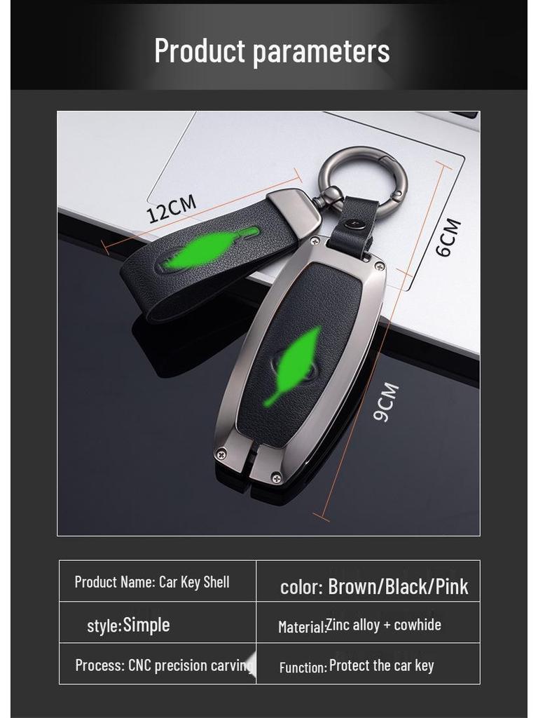 BYD Key Case for 21 Models: Song Pro, Han EV, Tang DM-i, Qin Pro, Song MAX, Yuan, S7, Plus