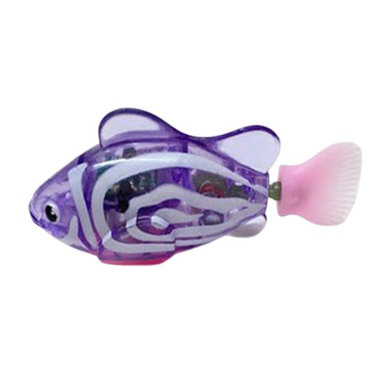 Электрическая игрушка «Плавающая рыба» с реалистичным движением и звуком, водонепроницаемая, светодиодная подсветка, интерактивная